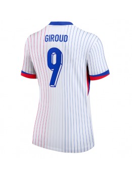 Frankreich Olivier Giroud #9 Auswärtstrikot für Frauen EM 2024 Kurzarm